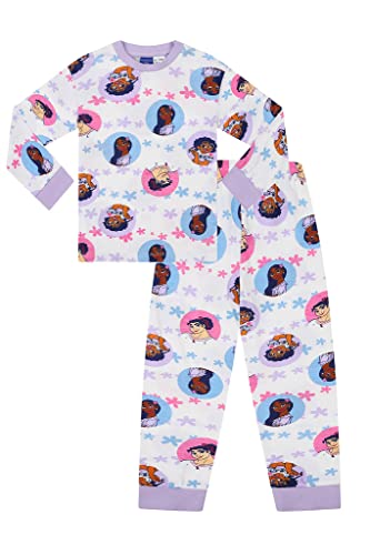Disney Encanto Long Cotton White Pyjama Set (6-7 Years)