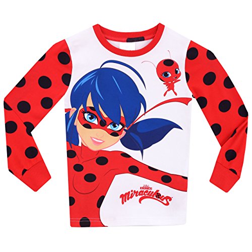 Miraculous Ladybug Girls Ladybug Pyjamas - Snuggle Fit - Age, 5-6 Years, Multicoloured