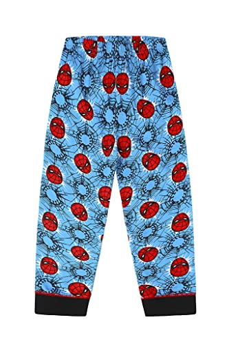 Boys Marvel Spiderman Long Pyjama Set W22 Red Blue (3-4 Years)
