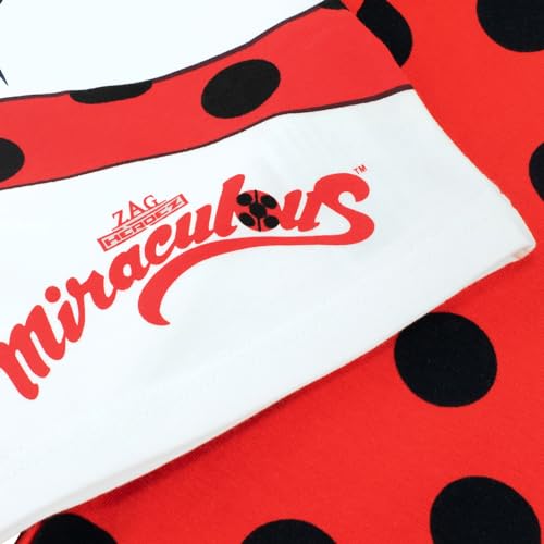 Miraculous Ladybug Girls Ladybug Pyjamas - Snuggle Fit - Age, 5-6 Years, Multicoloured