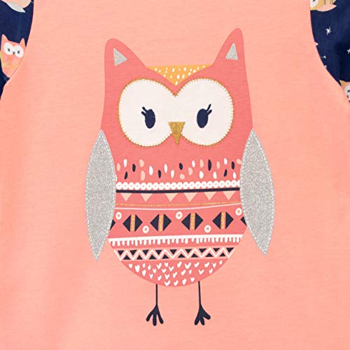 Harry Bear Girls Owl Pyjamas Multicoloured Age 8 to 9 Years