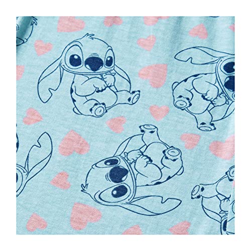 Disney Lilo and Stitch Girls Pyjamas PJs, Ages 5 to 15 Years Old (7-8 Years) Pink