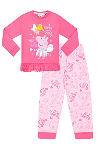 Peppa Pig Make Your Own Magic Long Cotton Pyjama Set Pink (3-4 Years)