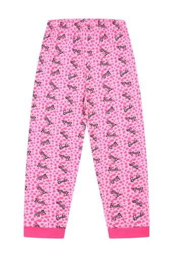 Barbie Girls Official Mattel Long Pink Pyjama Set (4-5 Years)