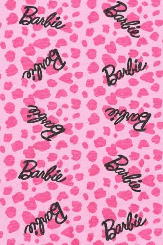 Barbie Girls Official Mattel Long Pink Pyjama Set (4-5 Years)