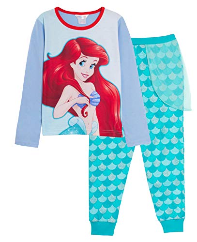 Disney Girls The Little Mermaid Pyjamas 4-5 Years Lilac