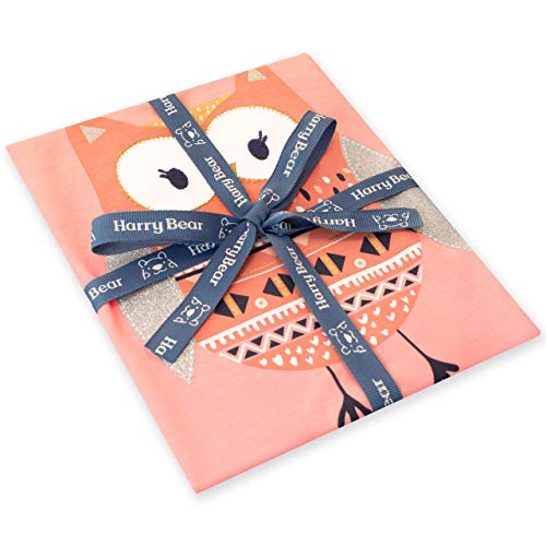 Harry Bear Girls Owl Pyjamas Multicoloured Age 8 to 9 Years