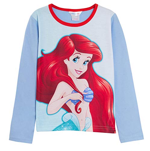 Disney Girls The Little Mermaid Pyjamas 4-5 Years Lilac
