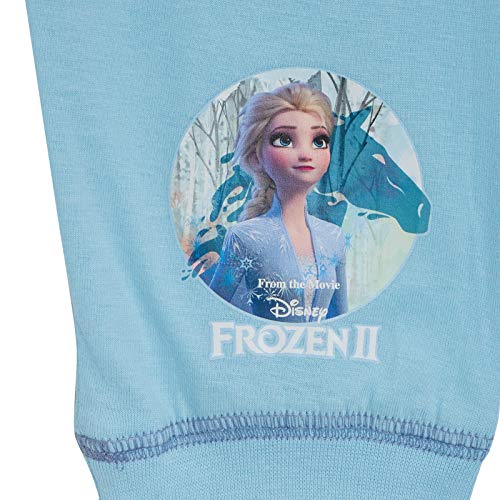 Disney Girls Frozen II 2 Piece Pyjamas Set 'The North Calls', Blue, Age 3-4 Years
