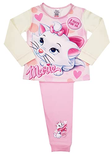 Disney Girls Marie Pyjamas Aristocats Character Nightwear (Marie - Cute Bow, 2-3 Years)