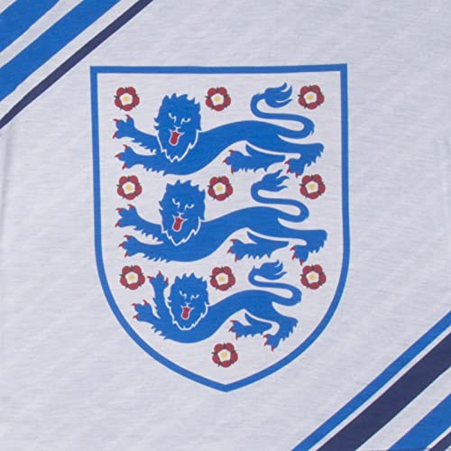 England Official Football Gift Boys Long Sublimation Pyjamas Blue 11-12 Years