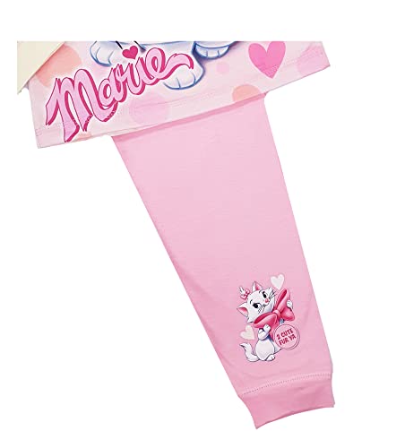 Disney Girls Marie Pyjamas Aristocats Character Nightwear (Marie - Cute Bow, 2-3 Years)