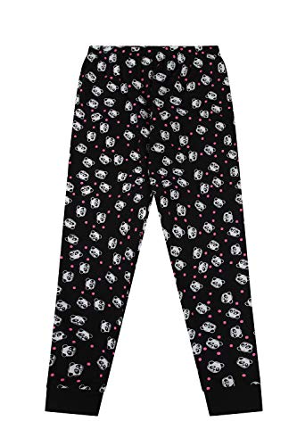Cute Girls Barely Awake Panda Long Pyjamas (9-10 Years) White