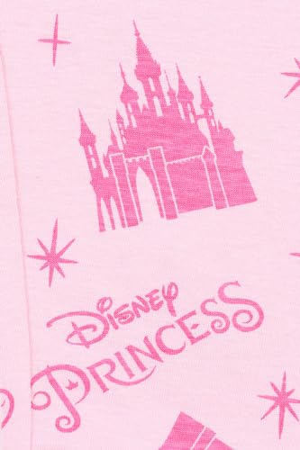 Disney Girls Princesses I Belong In A Castle Long Pyjama Set (5-6 Years) Pink