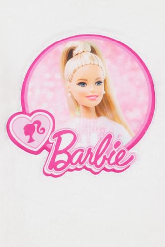 Barbie Girls Luxury Fleece Long Pyjama Set (6-7 Years) Pink