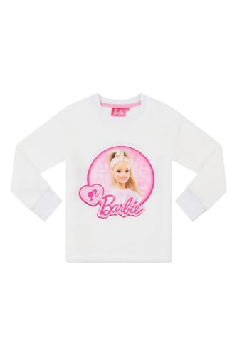 Barbie Girls Luxury Fleece Long Pyjama Set (6-7 Years) Pink