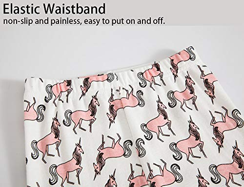 TEDD Girls Christmas Pyjamas Set Toddler Clothes Sleepwear Animal Printed Nightwear Winter Long Sleeve PJs 2 Piece Outfit Xmas Gift for Kids Age 3-4 Years