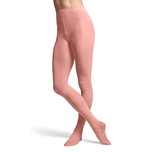 adam & eesa Girls Ballerina Ballet Dance Tights White Pink Toast from Ages 3-14 Years