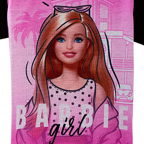 Barbie Girls Dressing Gown + Pyjamas 7-8 Years Pink