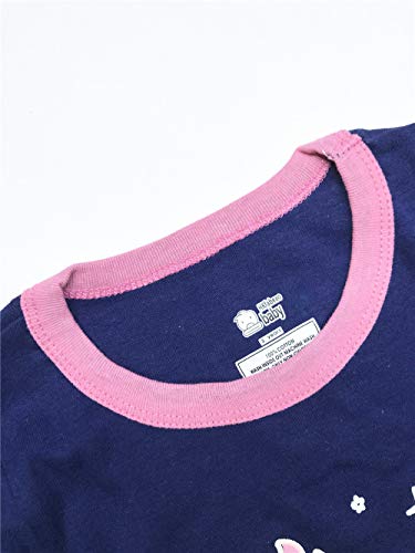 Girls Chirstmas Unicorn Pajamas Sleepwears 2pcs Long Sleeves Tops Pjs Nightwear + Pants Sets for Toddler Kid Size 5-6 Years 6T