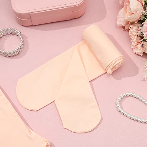 2 Pairs Ballet Dance Tights Girls Kids Pink Footed Dance Training Tights Convertible Ballet Legging Stocking For Kids Student Practice 5-10 Old (M)