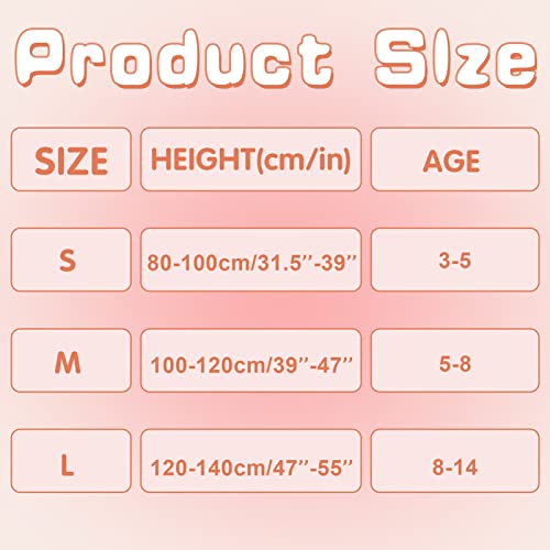 2 Pairs Ballet Dance Tights Girls Kids Pink Footed Dance Training Tights Convertible Ballet Legging Stocking For Kids Student Practice 5-10 Old (M)