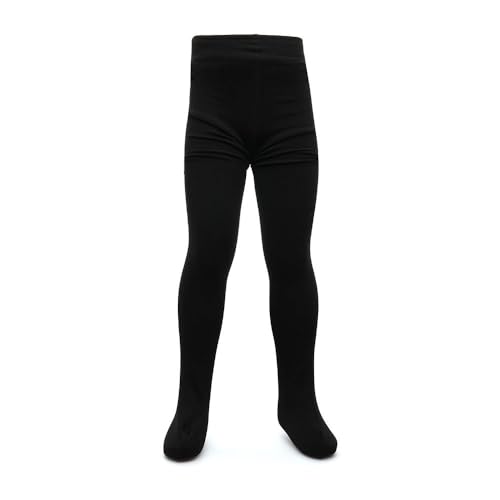 A2Z 4 Kids Girls Fleece Lined Thermal Tights Pack Of 3 Cosy Winter - Thermal Tights Black 3 Pack 7-8