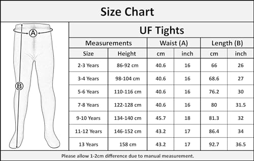 A2Z 4 Kids Cotton Rich Uniform School Tights Comfortable Schoolwear - UF Tights Red 3 Pack 5-6