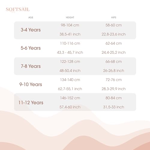 OVISSA Ballet Tights Girls School Tights For Kids Girls Strong Footed Soft Girls Ballet Tights School Uniform Dancing Sport 50 DEN With Microfibre 7-8 Years, White