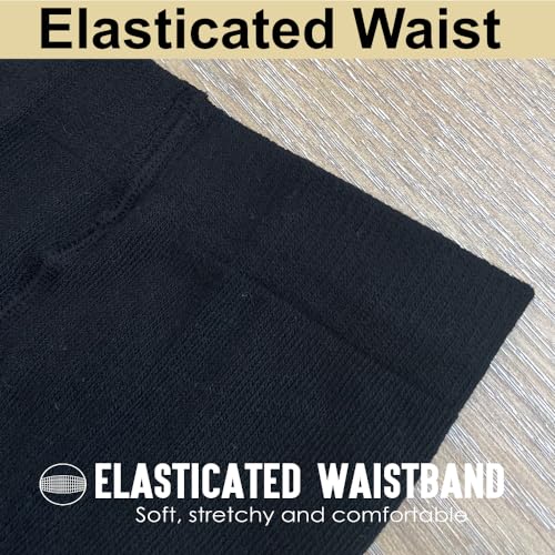 Fashion by Purdashian Back To School Black Tights Or Grey Tights | Pack Of 3 Girls School Tights | Soft Cotton Warm Stretchy Tights For Girls | School Uniform Opaque Tights | Black Age 9-10 Years