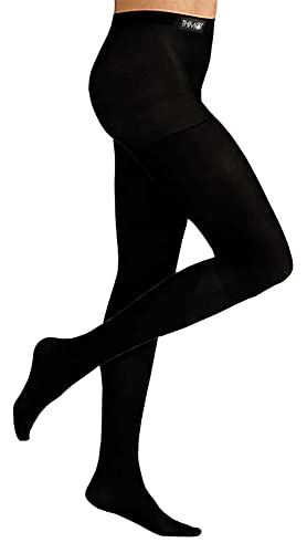 THMO 3 Pair Multipack Girls Thermal Tights for Winter Black Warm Tights Ideal for School (11-12 Years, Black)