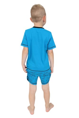 Sonic The Hedgehog Ring Boys Girls Short Kids Pyjama Set (5-6 Years) Blue