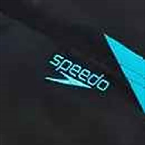 Speedo Boy's Hyper Boom Splice I Aquashort, Black/Bolt, 9-10 Years