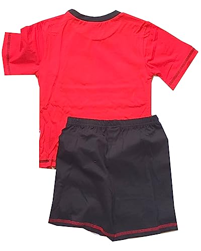 Marvel Spiderman Boys Short Pyjama Nightwear Set 7-8 Years Black