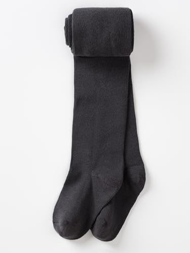 artie Girls Baby Tights, School Cotton Tights, Multipack Opaque Tight for Kids (Dark Grey, 7-8 Years)