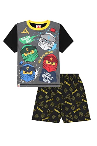 LEGO Boys Ninjago Short Pyjama Set (7-8 Years) Black