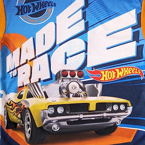 Boys Hot Wheels Short Pyjamas Cars Nightwear (Hot Wheels, 7-8 Years)