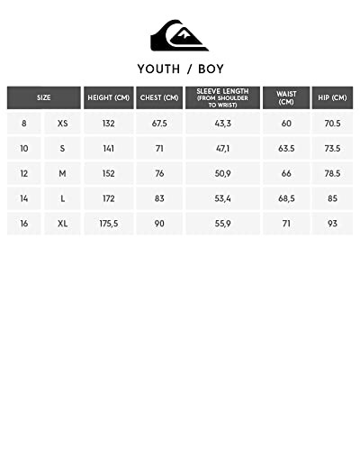 Quiksilver Boy's Everyday 13" Board Shorts, High Risk Red, 14 Years UK