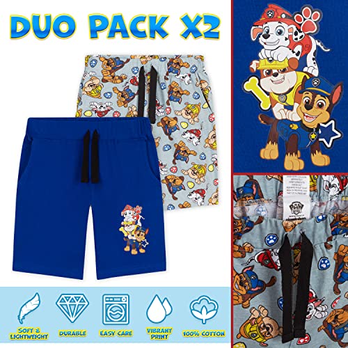 Paw Patrol 2 Pack Nightwear Shorts for Boys (3-4 Years) Blue