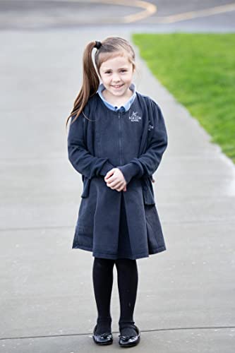 HiFEN® 3 Pairs Girls Cotton Rich Plain Tights Warm Soft Thick Formal Smart Casual Back to School Girl Tights