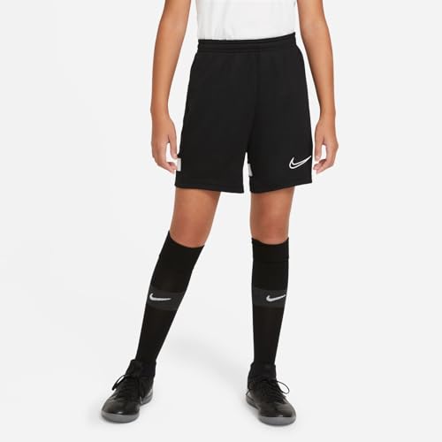 NIKE Unisex Kids Y Nk Dry Acd21 K Shorts, Black/White/White/White, XL UK