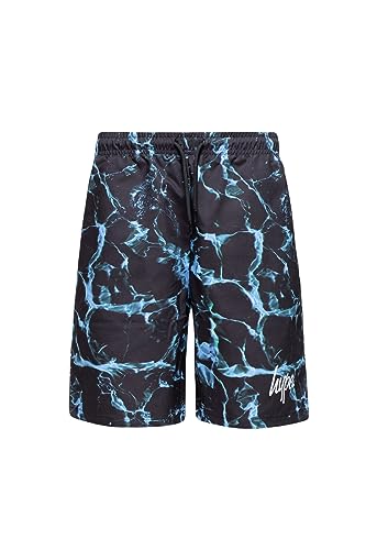 hype Boys Black X-RAY Pool Mini Script Swim Shorts Size: 11/12Y