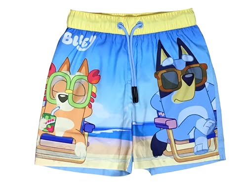 Bluey, Boys Swim Shorts, Blue, Age 3-4 Years