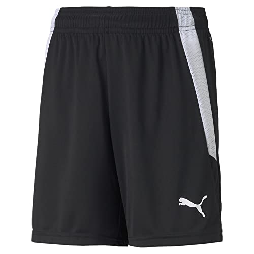 PUMA Unisex Kids teamLIGA Shorts Jr, Puma Black-puma White, 140