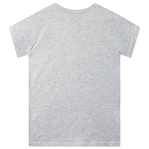 Squishmallows T-Shirt Girls Short Sleeve Squish Tee for Kids Grey 8-9 Years