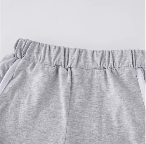 Allmeingeld Toddler Girls' Running Shorts Summer Beach Shorts Pink 7 Years