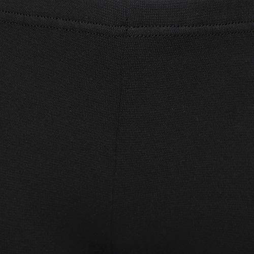 Kids Girls Cotton Stretch Cycling Gyming Swimming Running Exercising Shorts (Black, 5-6 Years (Medium))