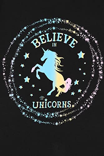 Believe in Unicorns Short Girls Rainbow Star Cotton Pyjamas (7-8 Years)