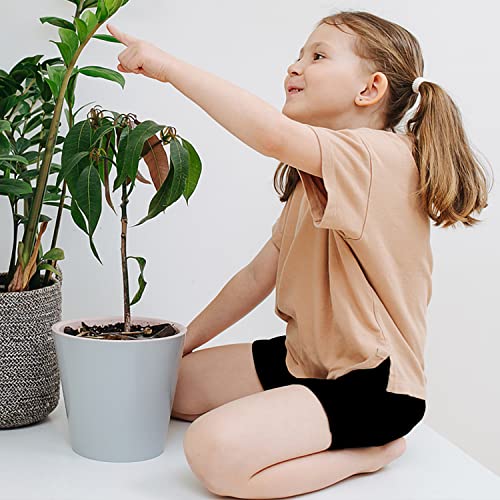 Girls Cotton Sports Shorts Breathable and Comfy Kids Shorts 3 Pack (9-10 Years Old) Stretchy Dancing Bike Pants for Girl Sports Play Worn Outside