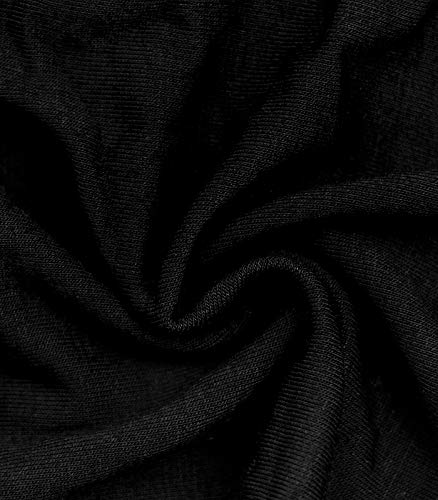 ORPAPA Girls Cycling Shorts Age 8-10 Years Girls Black Cycling Shorts Girls 6 Pack Toddler Kids Breathble Dance Gymnastic PE Dress Short for Girls